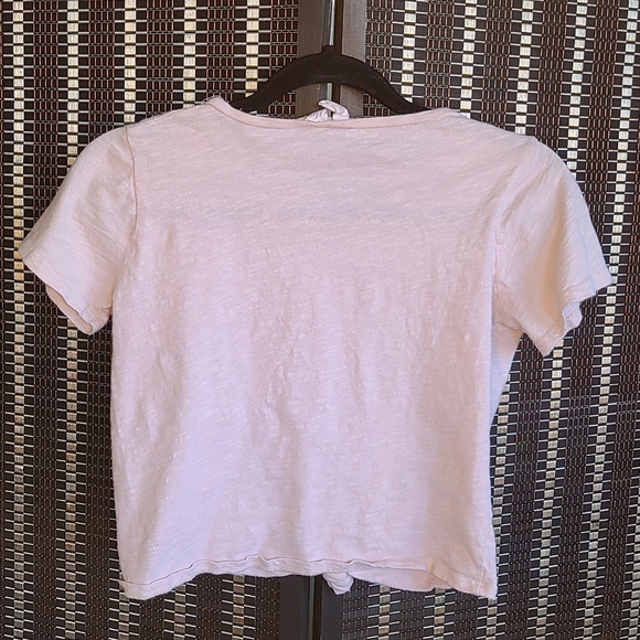 Sky & Sparrow Cotton Crop Top in Beige Sand - Picture 2 of 2
